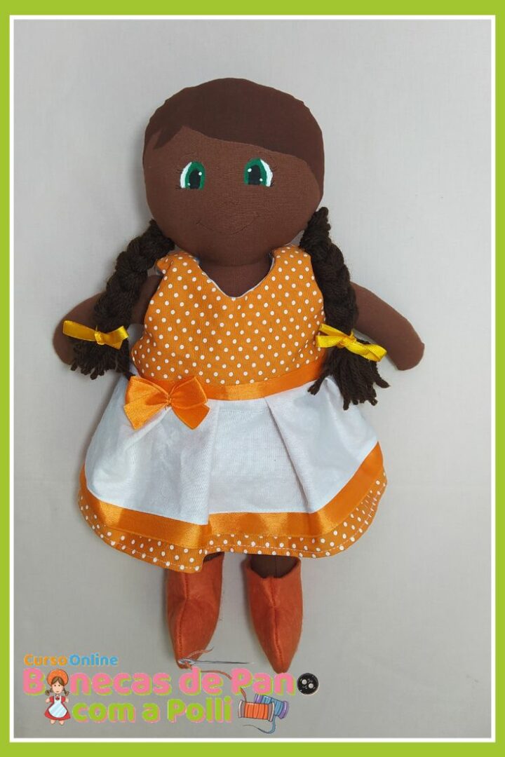 Curso de Bonecas de Pano com a Polli - Vestido Casual3
