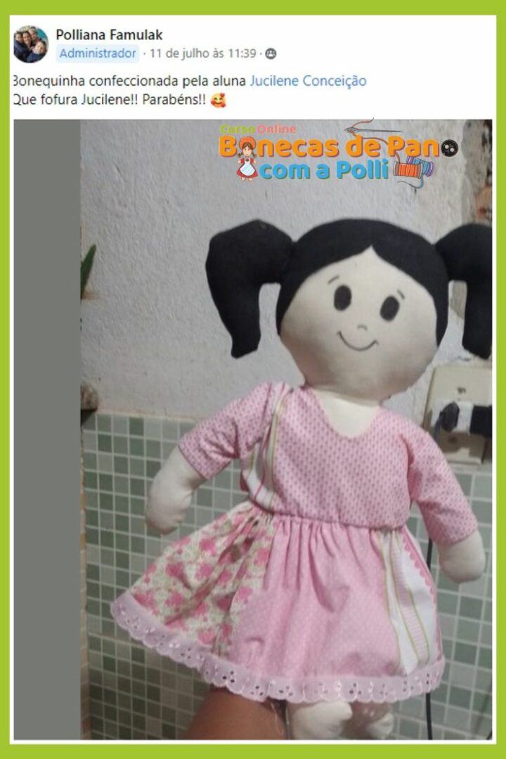 Trabalhos de Alunas do Curso de Bonecas de Pano com a Polli (10)
